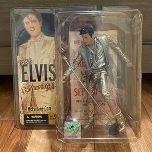 NIB Elvis Presley Action Figure 1956 The Year in Gold McFarlane Toys